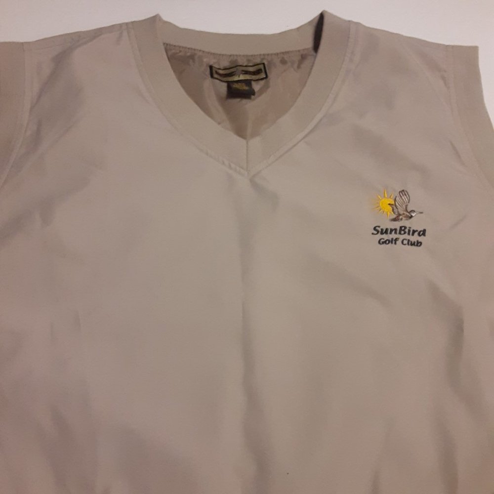 North End Sunbird Golf Club Pullover Vest With Pockets Size XL